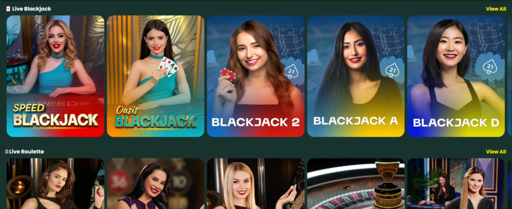 HighRoller Live games