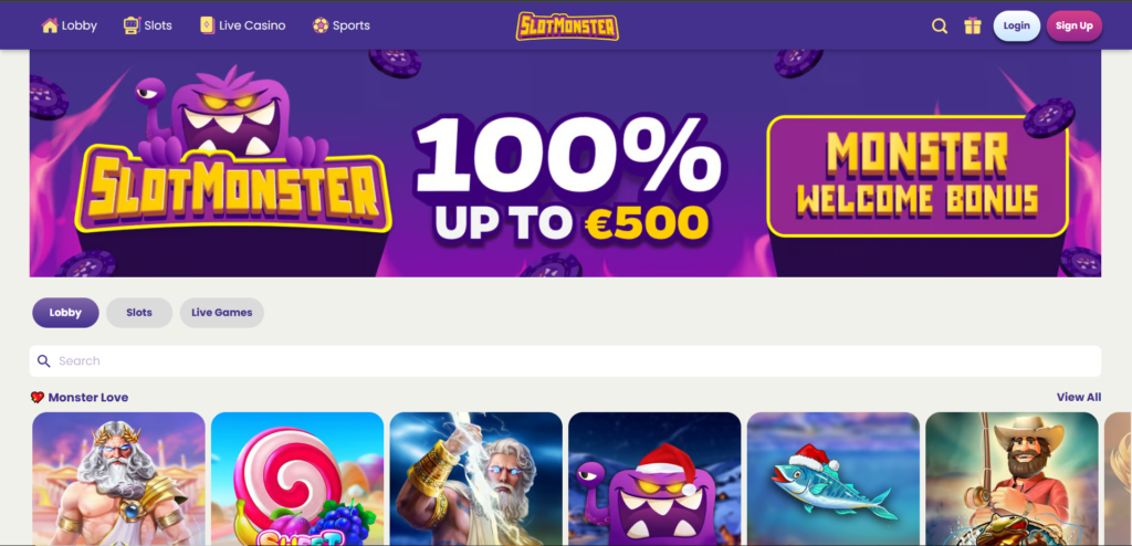 Slotmonster Home Page