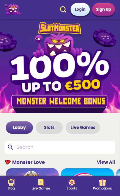 Slotmonster Mobile App